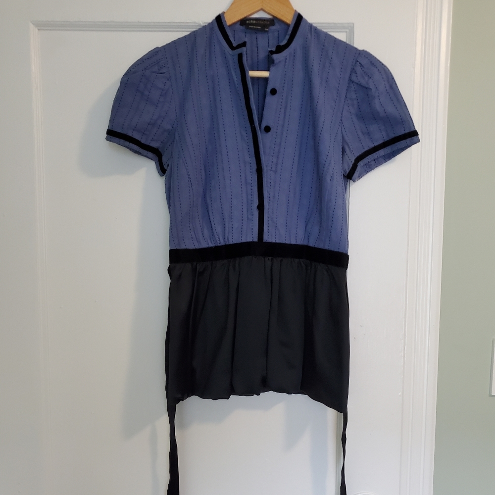 BCBG puff sleeve blouse XXS